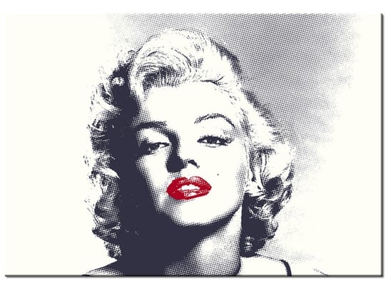 Obraz Marilyn Monroe z czerwonymi ustami, 100x70 cm Oobrazy