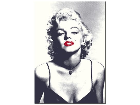 Obraz Marilyn Monroe z czerwonymi ustami, 70x100 cm Oobrazy