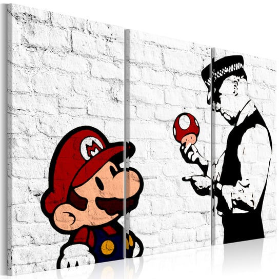 Obraz - Mario Bros (Banksy) ARTGEIST