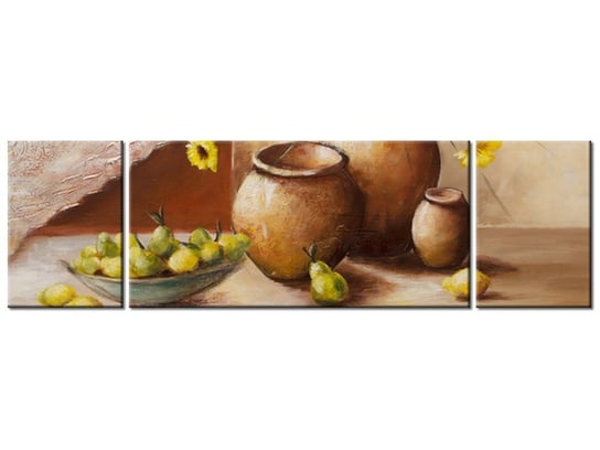 Obraz Martwa natura, 3 elementy, 170x50 cm Oobrazy