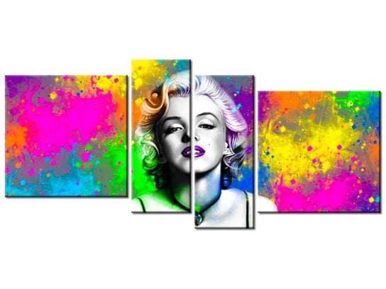 Obraz Marylin Monroe, 4 elementy, 120x55 cm Oobrazy