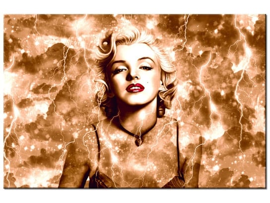 Obraz Marylin Monroe błyskawice i gwiazda, 120x80 cm Oobrazy