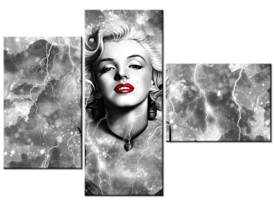 Obraz Marylin Monroe elektryzuje, 3 elementy, 100x70 cm Oobrazy