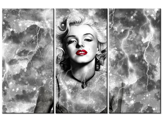 Obraz Marylin Monroe elektryzuje, 3 elementy, 90x60 cm Oobrazy