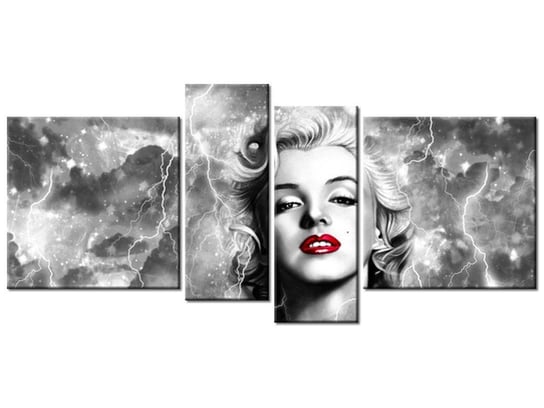 Obraz Marylin Monroe elektryzuje, 4 elementy, 120x55 cm Oobrazy
