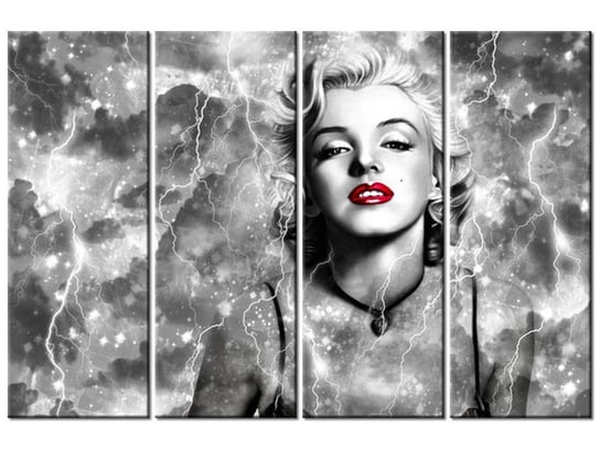 Obraz Marylin Monroe elektryzuje, 4 elementy, 120x80 cm Oobrazy