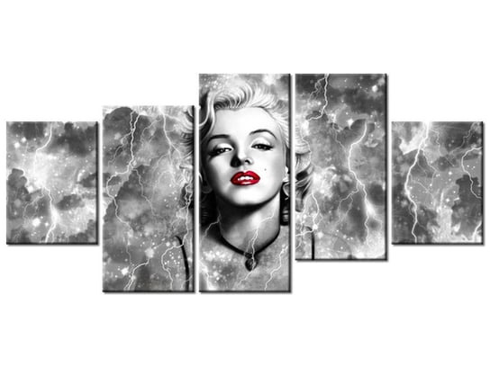 Obraz Marylin Monroe elektryzuje, 5 elementów, 150x70 cm Oobrazy