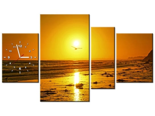 Obraz, Mewa w słońcu - Damian Gadal, 4 elementów, 120x70 cm Oobrazy