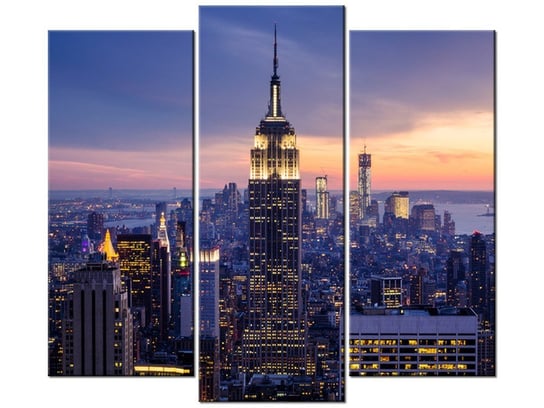 Obraz Miasto Nowy Jork, 3 elementy, 90x80 cm Oobrazy