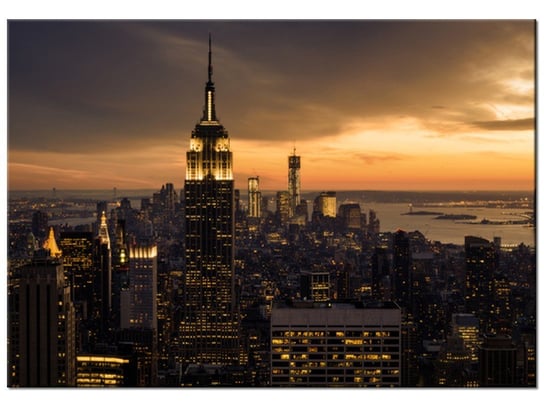 Obraz Miasto Nowy Jork o świcie, 100x70 cm Oobrazy