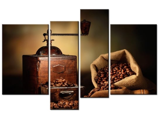 Obraz Młynek kawowy, 4 elementy, 130x85 cm Oobrazy