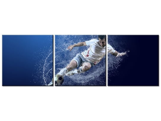Obraz, Moc footballu, 3 elementy, 90x30 cm Oobrazy