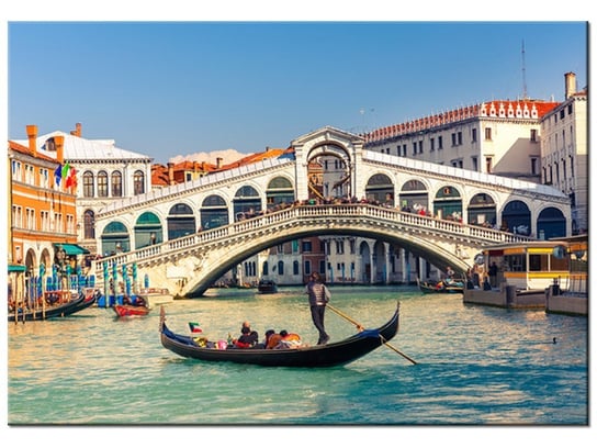 Obraz Most Rialto w Wenecji, 100x70 cm Oobrazy