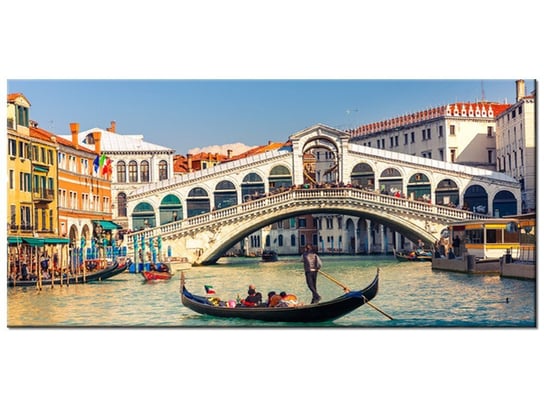 Obraz, Most Rialto w Wenecji, 115x55 cm Oobrazy