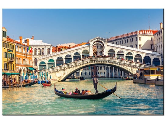 Obraz Most Rialto w Wenecji, 120x80 cm Oobrazy