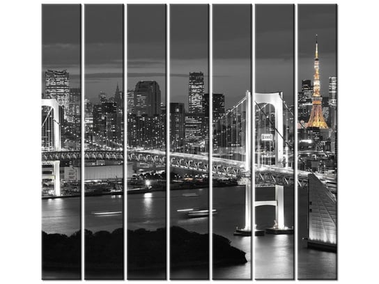 Obraz Most Tęczowy w Tokio, 7 elementów, 210x195 cm Oobrazy