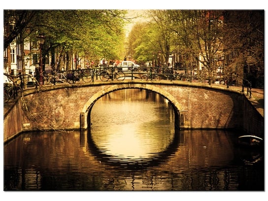 Obraz Most w Amsterdamie, 100x70 cm Oobrazy