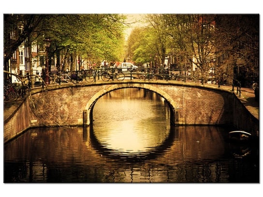 Obraz Most w Amsterdamie, 120x80 cm Oobrazy