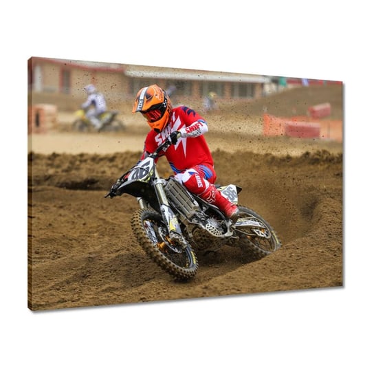 Obraz Motocross Motocykl Motor, 70x50cm ZeSmakiem