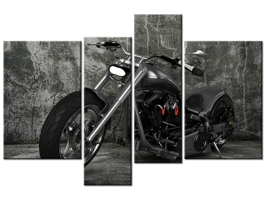 Obraz Motocykl, 4 elementy, 130x85 cm Oobrazy