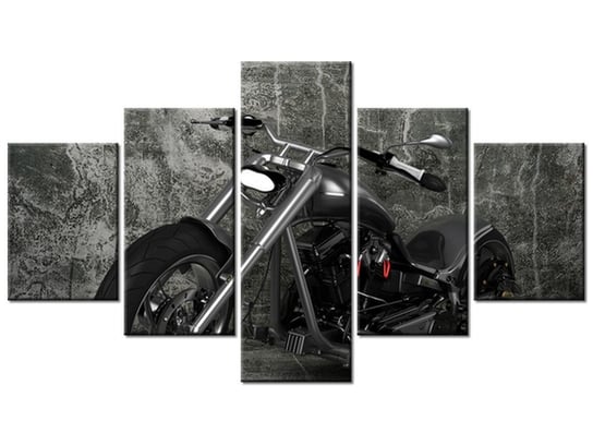 Obraz Motocykl, 5 elementów, 125x70 cm Oobrazy