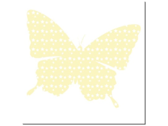 Obraz Motylek w gwiazdki, 30x30 cm Oobrazy