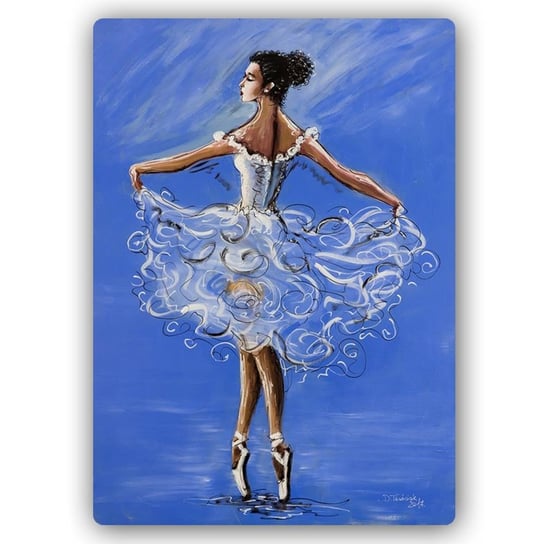 Obraz na metalu CARO, Baletnica, 40x60 cm Feeby