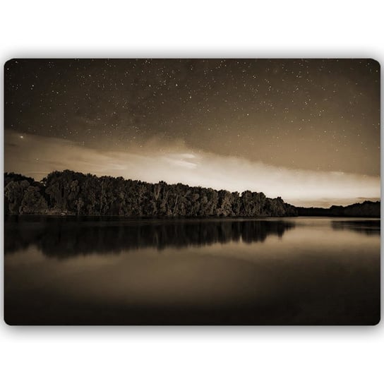 Obraz na metalu FEEBY, Gwiazdy nad jeziorem 1, 40x30 cm Feeby