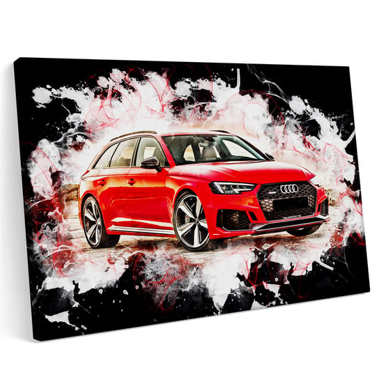 Obraz na płótnie 100x70 Audi RS 4 Avant Samochód Sport Printonia