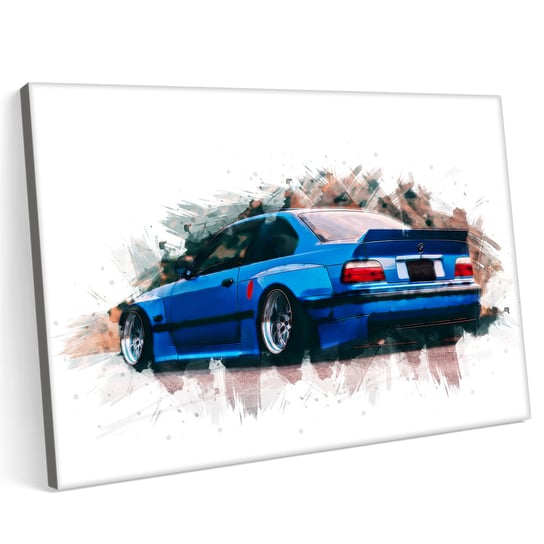 Obraz na płótnie 100x70 BMW E36 Seria 3 M3 Tuning Sport Printonia