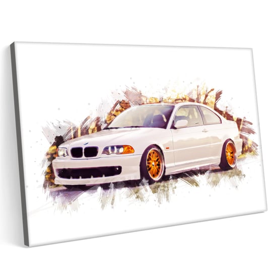 Obraz na płótnie 100x70 BMW Seria 3 E46 Samochód Coupe Printonia