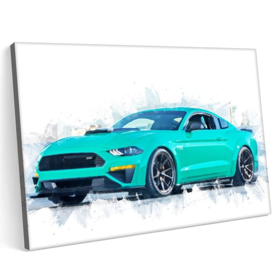 Obraz na płótnie 100x70 Ford Mustang GT Sportowy Samochód Printonia