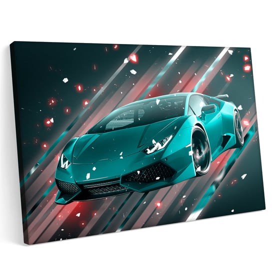 Obraz na płótnie 100x70 Lamborghini Lambo Huracan Samochód Sportowy Printonia