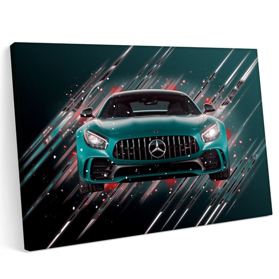 Obraz na płótnie 100x70 Mercedes AMG GT R Samochód Sport Printonia