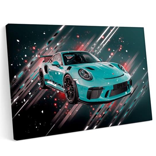 Obraz na płótnie 100x70 Porsche 911 GT3 RS Sport Samochód Tor Printonia