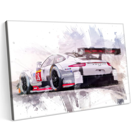 Obraz na płótnie 100x70 Porsche 911 GT3 Tor Wyścig Samochód Sport Printonia