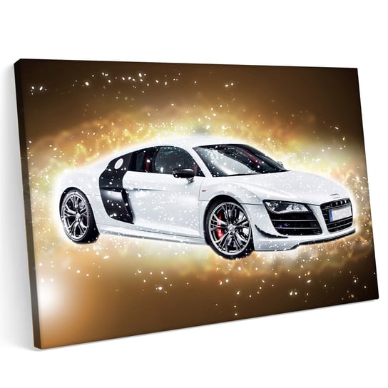 Obraz na płótnie 120x80 Audi R8 Samochód Sport Garaże Printonia