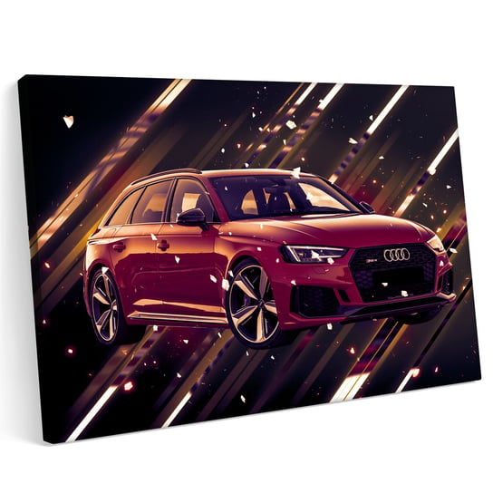 Obraz na płótnie 120x80 Audi RS 4 Avant Samochód Sport Printonia