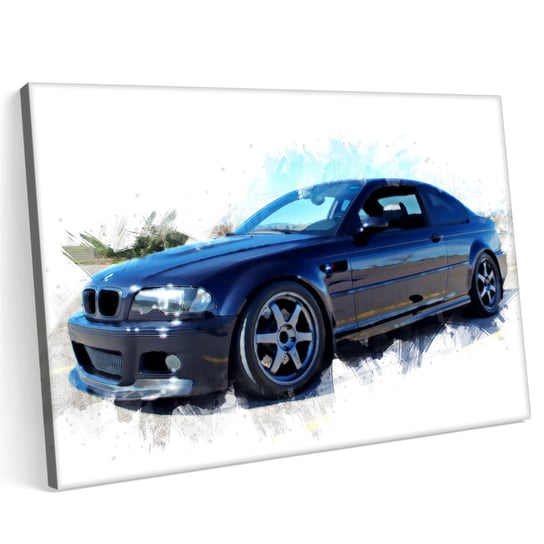 Obraz na płótnie 120x80 BMW Seria 3 E46 M3 Sport Samochód Printonia