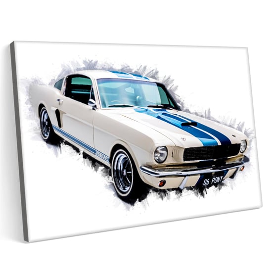 Obraz na płótnie 120x80 Klasyk Mustang GT350  Ford Printonia