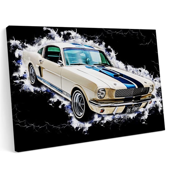 Obraz na płótnie 120x80 Klasyk Mustang GT350  Ford Printonia