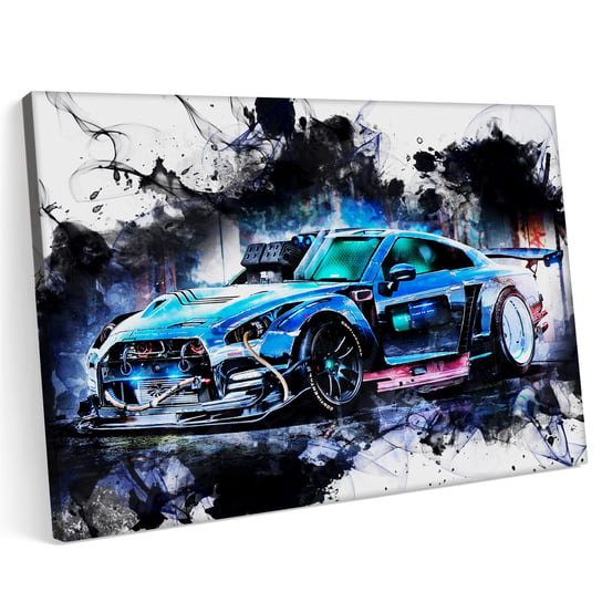 Obraz na płótnie 120x80 Nissan GT R GTR R35 Tuning Samochód Printonia