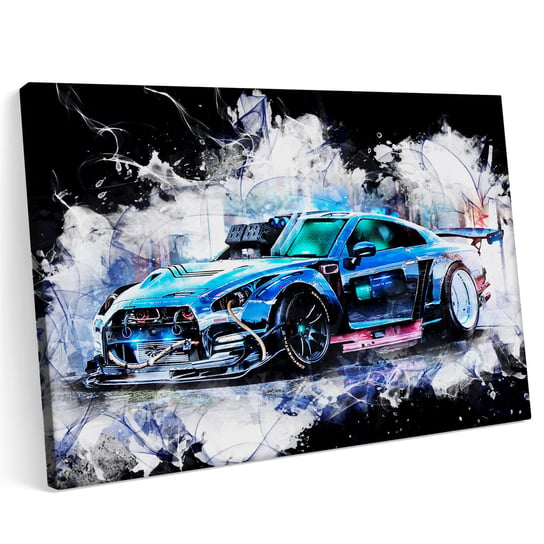 Obraz na płótnie 120x80 Nissan GT R GTR R35 Tuning Samochód Printonia