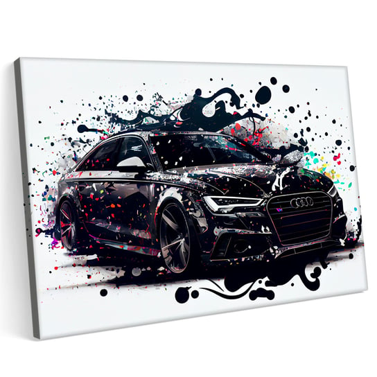 Obraz na płótnie 120x80cm Audi RS 6 A6 C7 Abstrakcja Samochód Sport Printonia