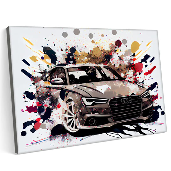 Obraz na płótnie 120x80cm Audi RS 6 A6 C7 Abstrakcja Samochód Sport Printonia