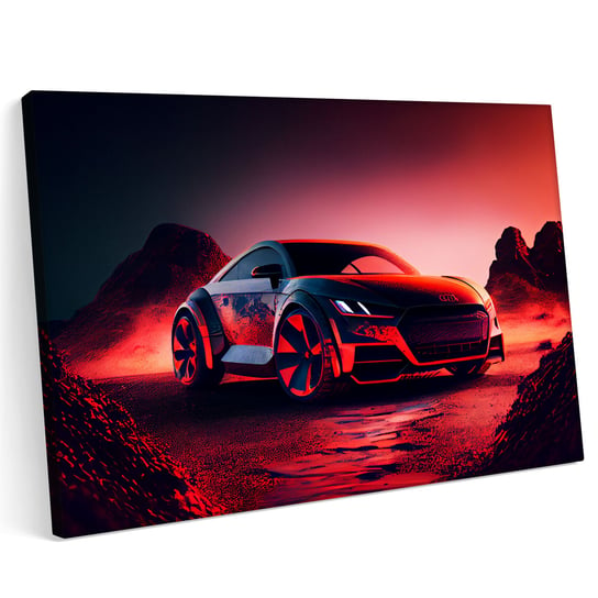 Obraz na płótnie 120x80cm Audi TT Sport Gory Teren Las Printonia