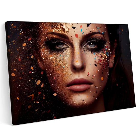 Obraz na płótnie 120x80cm Kosmetyka Makeup Wizaż Makijaż Printonia