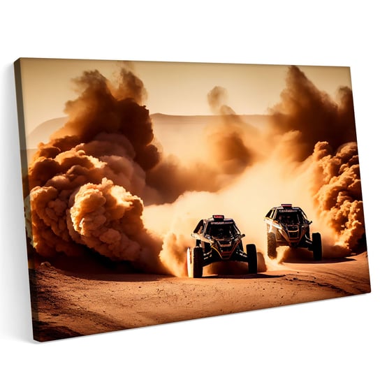Obraz na płótnie 120x80cm Rajd Dakar Kład Quad wydmy pustynia Printonia
