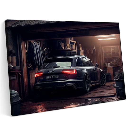 Obraz na płótnie 140x100cm Audi RS 6 A6 C7 Abstrakcja Samochód Sport Printonia