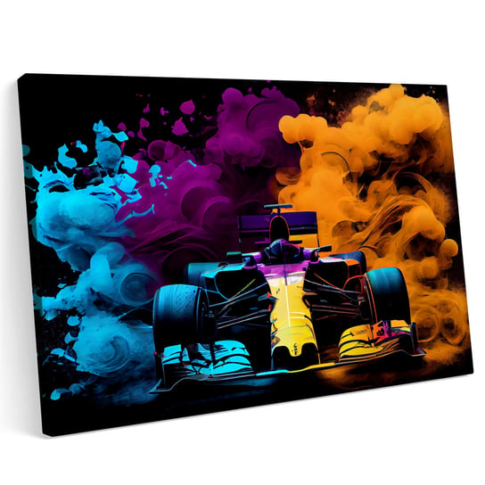 Obraz na płótnie 140x100cm F1 Red Bull Styl Grafiki Bolid Formuła 1 Printonia